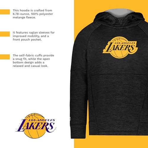 Holloway NBA Youth All-Pro Fleece Hoodie - Comfortable Pullover for Basketball Fans - Warmth and Style