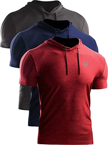 NELEUS Men's Dry Fit Performance Athletic Shirt with Hoods for Active Athletes during Gym Workouts
| NELEUS Men's Dry F