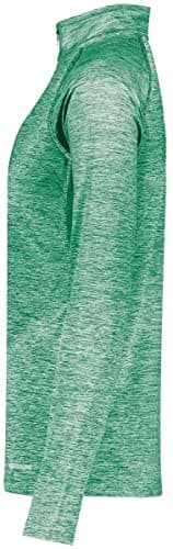 Holloway Sportswear Womens Electrify Coolcore® 1/2 Zip Pullover XL Kelly Heather - Cool Wicking Technology for Active Wo