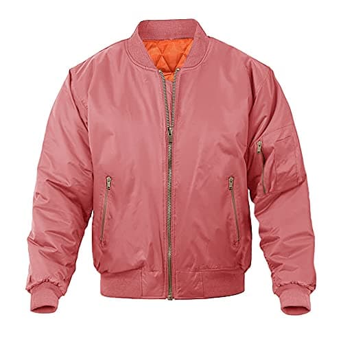 Magnivit Men's Warm Bomber Jacket for Casual Fall Winter and Military Style Outwear
| Magnivit Men's Stylish Bomber Jac