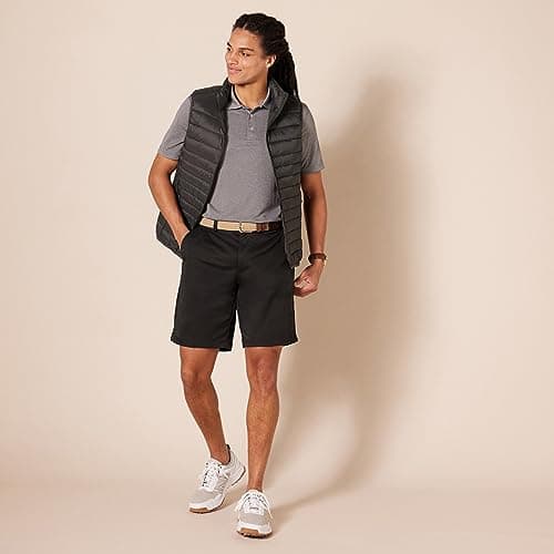 Amazon Essentials Men's Classic-Fit Stretch Golf Short for Big & Tall Sizes Certified OEKO-TEX STANDARD 100
| Amazon Es