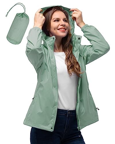 Women's 33,000ft Rain Jacket: Waterproof, Lightweight, and Packable for Golf, Hiking, and Travel
| 33,000ft Women's Rai