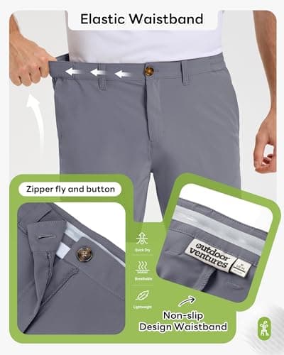 Outdoor Ventures Mens Golf Shorts Dry Fit Stretch UPF 50+ Lightweight Quick Dry Pockets  
Outdoor Ventures Mens Golf Sho