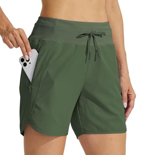 Willit Women's Quick Dry Athletic Running Shorts 5" High Waisted Workout Hiking Global Recycled Standard

Willit Women's