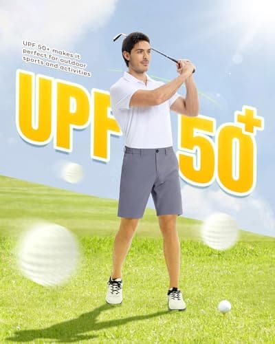 Outdoor Ventures Mens Golf Shorts Dry Fit Stretch UPF 50+ Lightweight Quick Dry Pockets  
Outdoor Ventures Mens Golf Sho