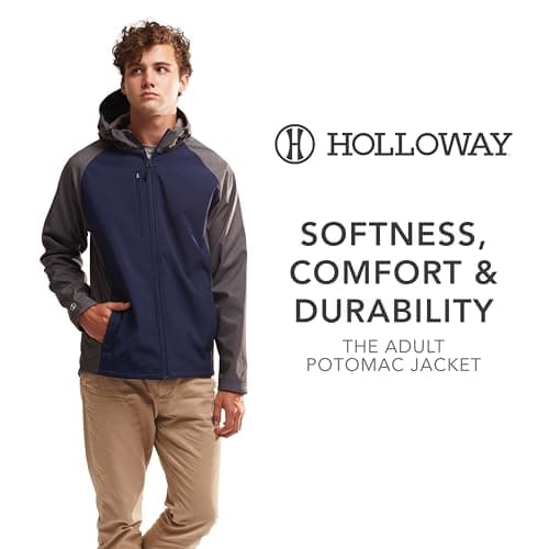 Holloway Men's Raiders Softshell Jacket for Outdoor Adventures
| Holloway Men's Raider Softshell Jacket with Windproof