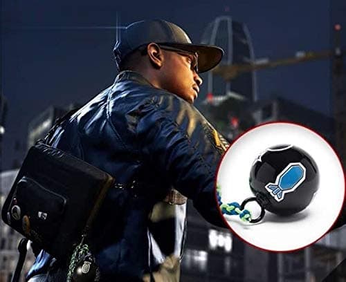 Thunderball Watch Dogs 2 Messenger Backpack - Men's Fashionable Gaming Accessory Ball Pendant | 30L Shoulder Bags