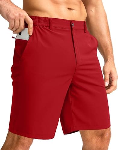 G Gradual Men's Lightweight Quick Dry Breathable Golf Shorts for Casual Work and Play
| G Gradual Men's Stretch 9" Golf