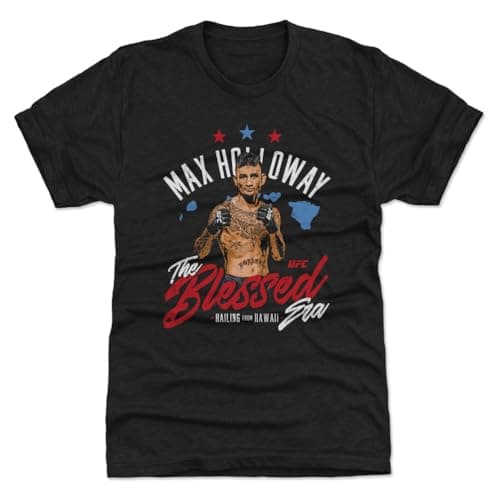 Max Holloway UFC Men's Premium T-Shirt - The Blessed Hawaii WHT Trending