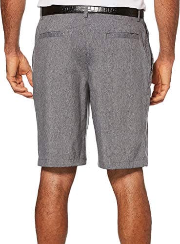 PGA TOUR Men's Flat Front Heather Golf Short with Active Waistband for Comfortable Play on the Course
