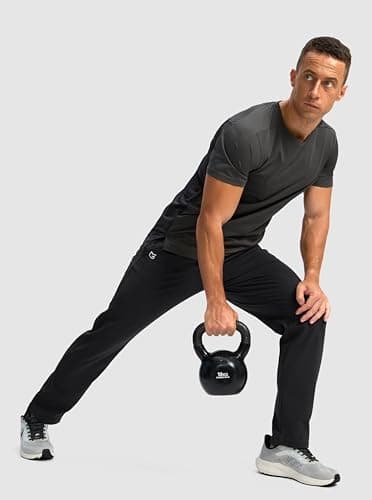 G Gradual Men's Fleece Lined Winter Pants Best for Men Athletes in Cold Weather Zipper Pockets Sweatpants  
G Gradual Me