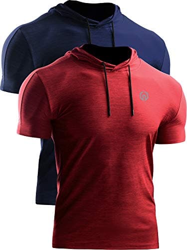 NELEUS Men's Dry Fit Performance Athletic Shirt with Hoods for Active Athletes during Gym Workouts
| NELEUS Men's Dry F