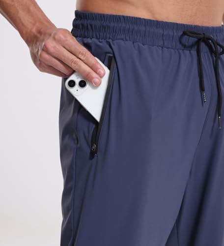 RPOVIG Men's Athletic Sweatpants with Zipper Pockets Workout Gym Running Hiking Active Cooling Stretch Pants  
RPOVIG Me