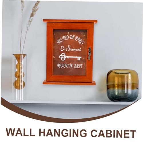Angoily Large Hanging Boxes Key Holder Cabinet Vintage Woodsy Rustic Decor Home Accessories Home Decor Key Storage Cabin