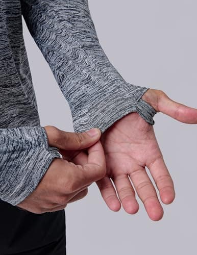 Liberty Imports 3-Pack Men’s Lightweight Long Sleeve Athletic Jackets for Performance Workouts and Runs