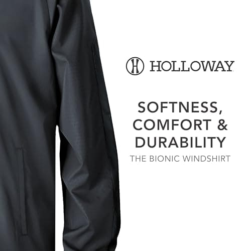 Holloway Men's Bionic Pullover Windshirt - Insulation Tech for Men's Outdoor Adventures - Lightweight, Windproof, and Wa