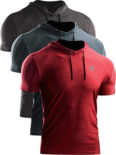 NELEUS Men's Dry Fit Performance Athletic Shirt with Hoods for Active Athletes during Gym Workouts
| NELEUS Men's Dry F