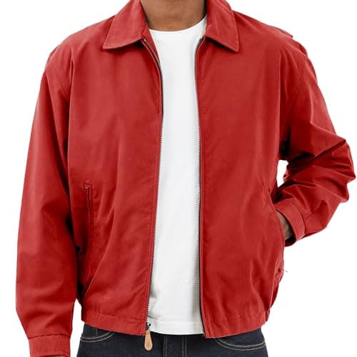 LONDON FOG Men's Auburn Zip-Front Golf Jacket for Regular & Big-Tall Sizes | Premium Waterproof Golf Jacket | Perfect fo