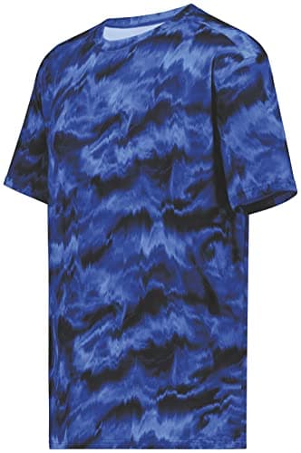 Holloway Men's Stock Cotton-Touch Poly Tee + Comfort + Outdoor + Lightweight + Stretchy + Medium Size + 100% Polyester +