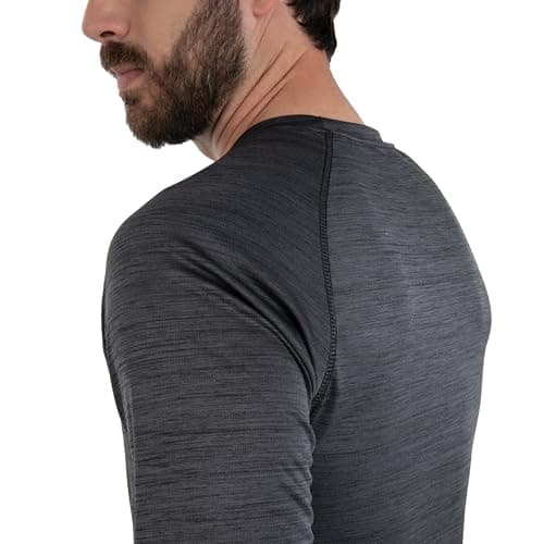 Holloway Men's Pro Long Sleeve Tee + Formal Wear + ProfessionalOffice + Temperature Regulation + 100% Polyester + Multip