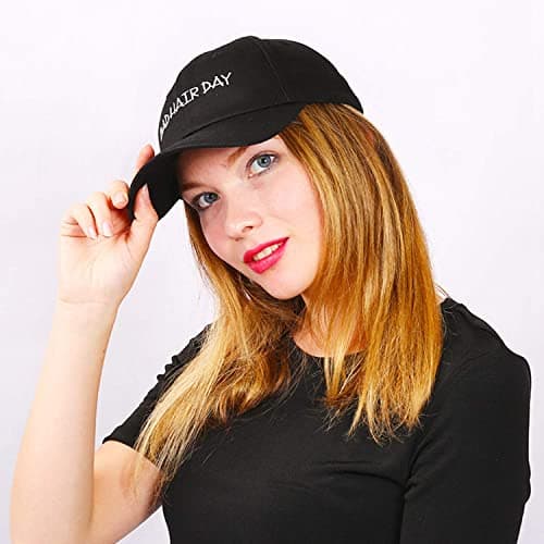 HOFO Custom Text Baseball Cap + Adjustable Trucker Caps + Casual Sun Protection Hat for Men and Women as Gifts