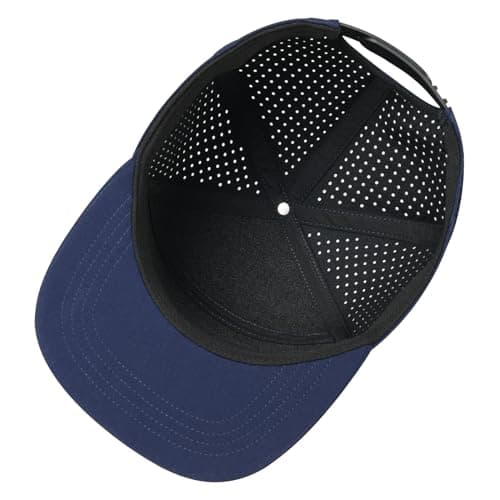 FEINION Men's Adjustable Performance Laser Perforated Baseball Cap for Summer Sports