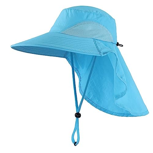 High UPF50+ Sun Protection Outdoor Fishing Hat with Wide Brim and Neckerchief for Men and Women
| Ultimate Outdoor UPF5