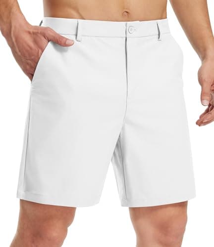 Libin Golf Shorts for Men: Casual Work and Dress 7" 9" Stretch Lightweight Global Recycled Standard  
Libin Men's Golf S