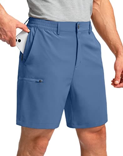 Pinkbomb Men's Quick Dry Golf Shorts with 6 Pockets for Hiking and Work
| Pinkbomb Men's Stretch Golf Shorts with 6 Poc