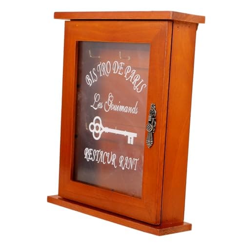 Angoily Large Hanging Boxes Key Holder Cabinet Vintage Woodsy Rustic Decor Home Accessories Home Decor Key Storage Cabin