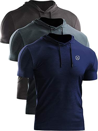 NELEUS Men's Dry Fit Performance Athletic Shirt with Hoods for Active Athletes during Gym Workouts
| NELEUS Men's Dry F