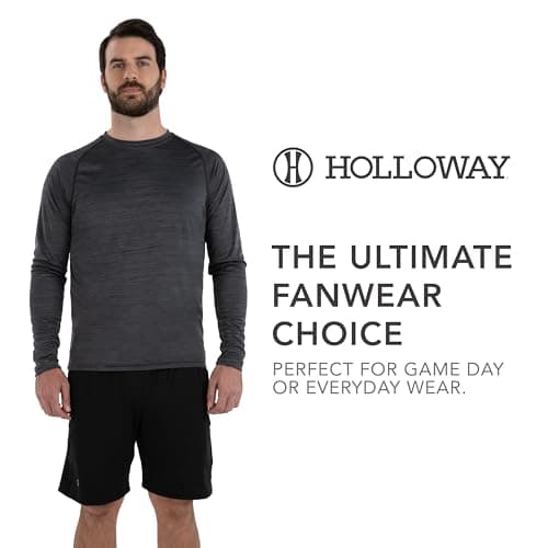 Holloway Men's Pro Long Sleeve Tee + Formal Wear + ProfessionalOffice + Temperature Regulation + 100% Polyester + Multip