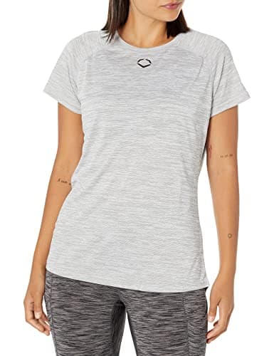 EvoShield Women's Fx Short Sleeve Training Tee + Moisture Wicking + Active Women Athletes + Gym and Fitness Studio + Bre
