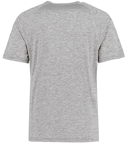 Holloway Men's Electrify Powered by Coolcore Tee - Athletic Grey XL - Fast Drying, Moisture Wicking, UV Protection