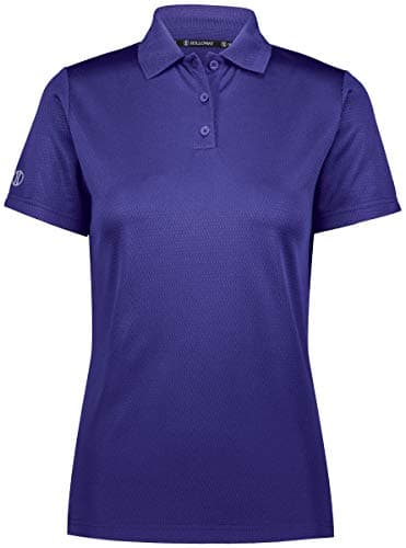 Holloway Ladies Prism Polo 2Xl Purple Lightweight Breathable Stretchable Office Workwear Heat Reflective Polypolo