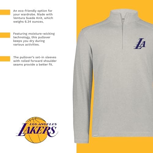 Holloway NBA 1/4 Zip Pullover - Stylish NBA Team Gear for Training, Casual and Game Day