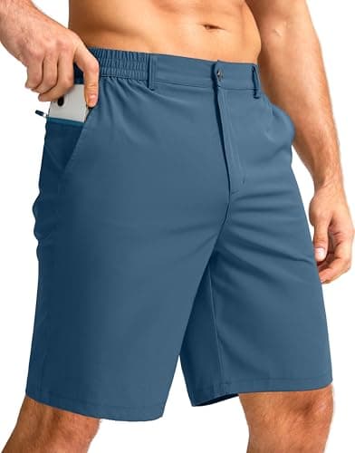 G Gradual Men's Lightweight Quick Dry Breathable Golf Shorts for Casual Work and Play
| G Gradual Men's Stretch 9" Golf