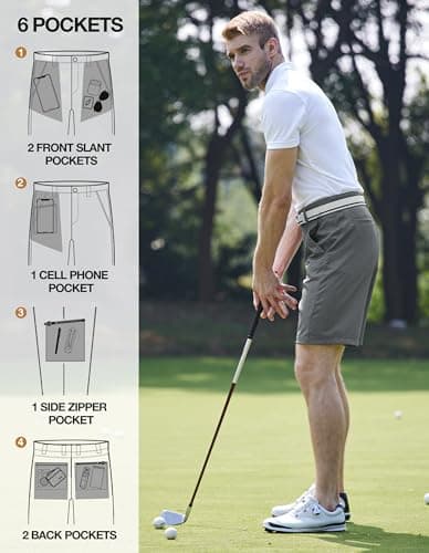 Men's Golf Hybrid Dress Shorts Quick Dry Lightweight Hiking Casual Summer
| Men's Golf Hybrid Short Casual Summer Stret