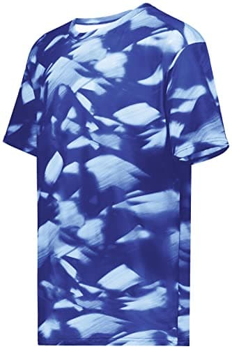 Holloway Men's Stock Cotton-Touch Poly Tee + Comfort + Outdoor + Lightweight + Stretchy + Medium Size + 100% Polyester +
