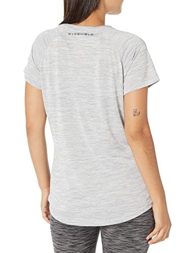 EvoShield Women's Fx Short Sleeve Training Tee + Moisture Wicking + Active Women Athletes + Gym and Fitness Studio + Bre