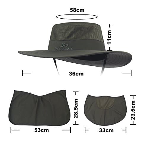 KOOLSOLY Sun Protection Fishing Hat with UPF 50+ for Men and Women during Outdoor Activities
KOOLSOLY Fishing Hat with N
