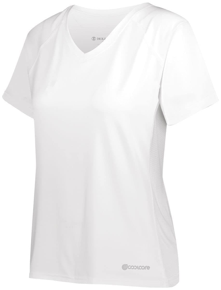 Holloway Sportswear Womens Electrify Coolcore® Tee White for Summer Fitness 
| Holloway Sportswear Womens Electrify Coo