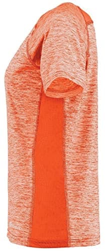 Holloway Sportswear Womens Electrify Coolcore® Tee 2XL Orange Heather Fast Evaporating Cooling Technology for Hot Weath