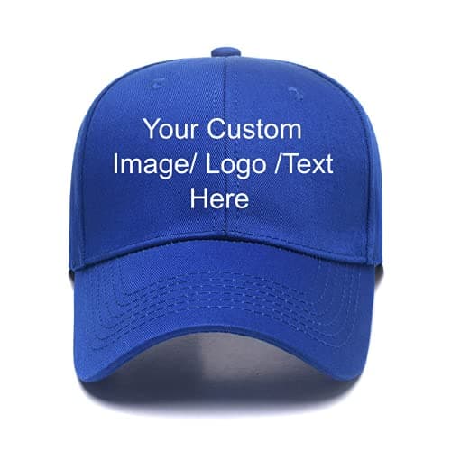 HOFO Custom Text Baseball Cap + Adjustable Trucker Caps + Casual Sun Protection Hat for Men and Women as Gifts