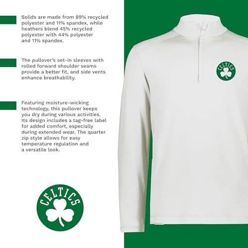 Stylish Holloway NBA 1/4 Zip Pullover for Fans and Athletes | Ideal for Training, Casual Wear, and Game Day
| Holloway