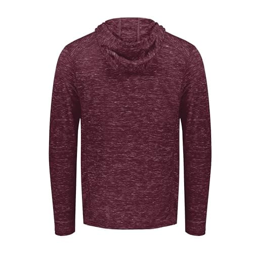 Holloway Men's Warm Monterey Hoodie for Outdoor ActivitiesHeat Retaining Fleece Hoodie, Men's Large, Black, Winter Gear,
