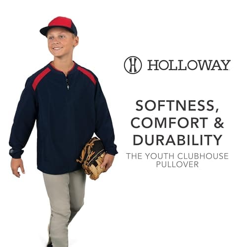 Stylish and Comfortable Holloway Boys Clubhouse Pullover Cage Jacket for Sports
| Holloway Boys Clubhouse Pullover Cage