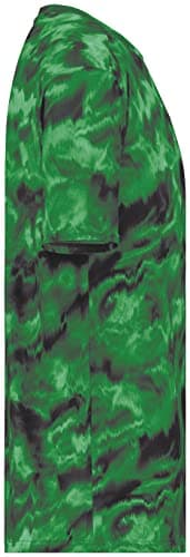 Holloway Men's Stock Cotton-Touch Poly Tee + Comfort + Outdoor + Lightweight + Stretchy + Medium Size + 100% Polyester +