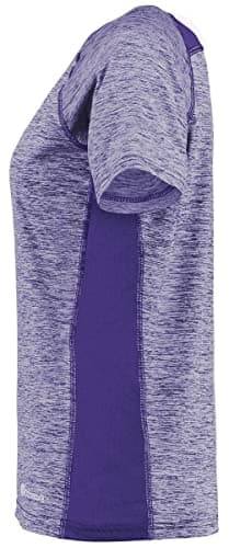 Holloway Sportswear Womens Electrify Coolcore® Tee 2XL Purple Heather - Breathable Moisture Wicking & UV Protection for