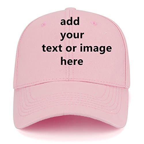 HOFO Custom Text Baseball Cap + Adjustable Trucker Caps + Casual Sun Protection Hat for Men and Women as Gifts
